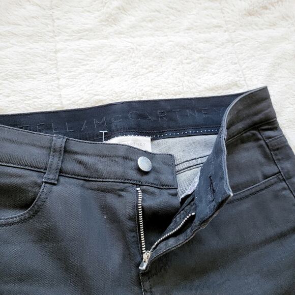 Stella McCartney Low Rise Zippered Leg Skinny Jeans - Picture 4 of 6